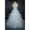 China factory real sample pictures wholesale alibaba light blue wedding dress